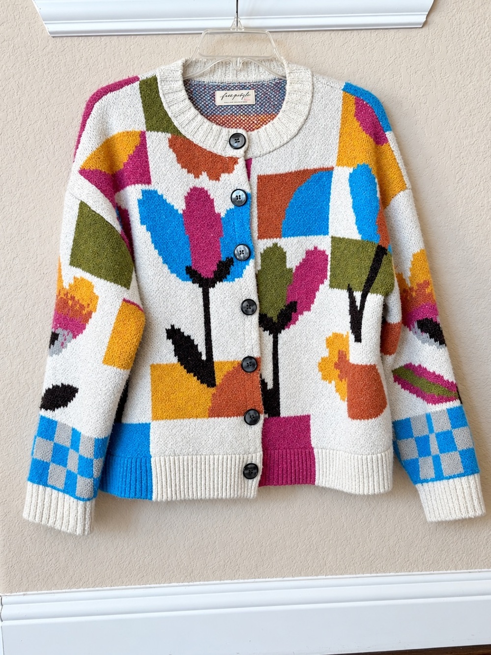 Free People Tulip Whirl Cardigan Size M - Picture 2 of 10